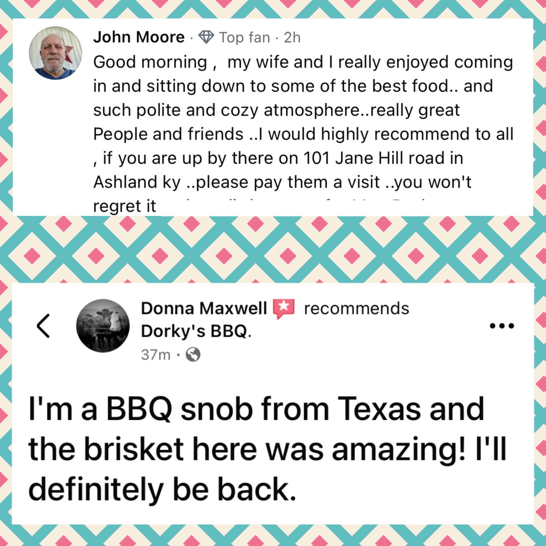 These are the best kind of words to read. All of us at Dorky’s, but especially the Pitmaster himself,…