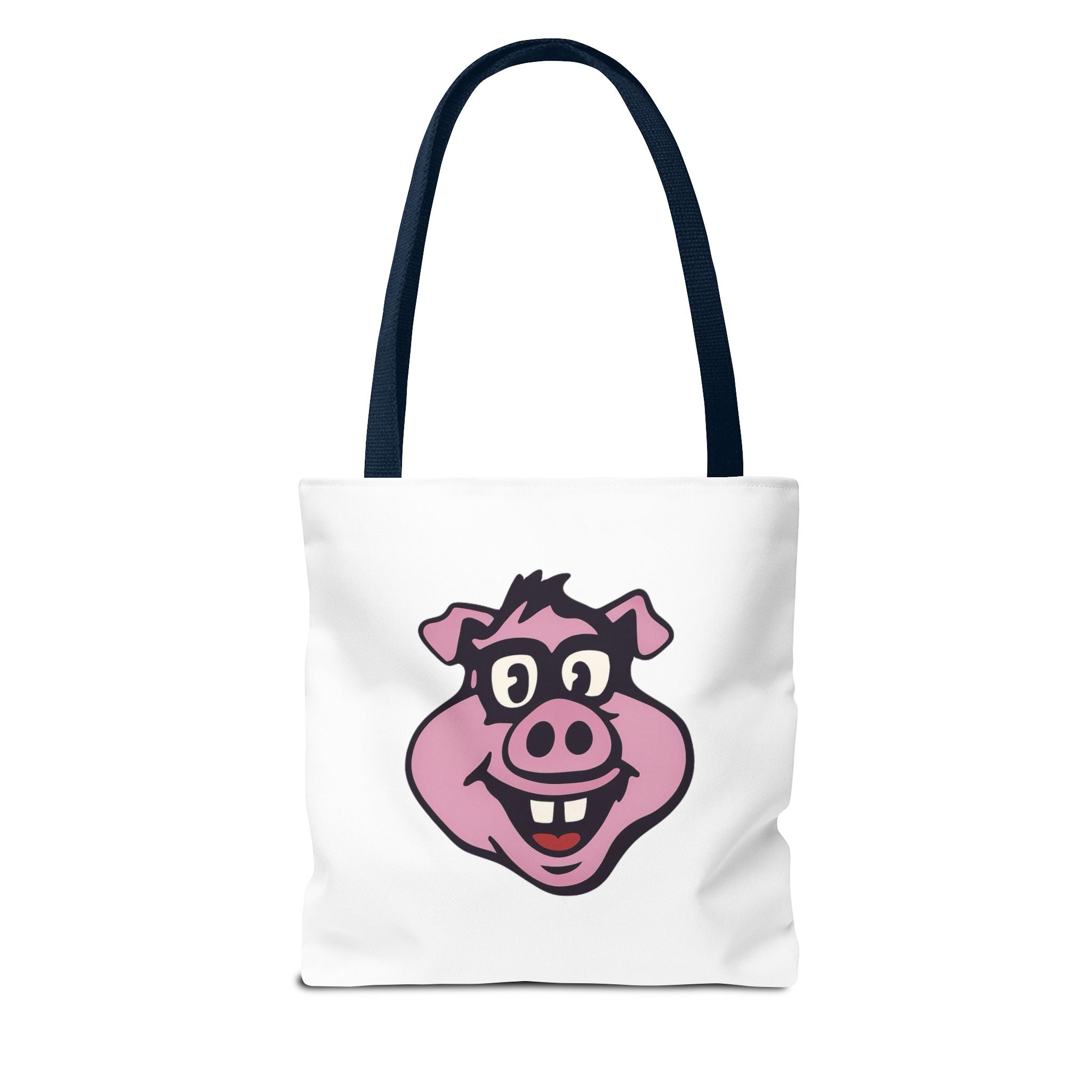 Dorky's BBQ Tote Bag — Retro Pig Logo Grocery & Picnic Carrier