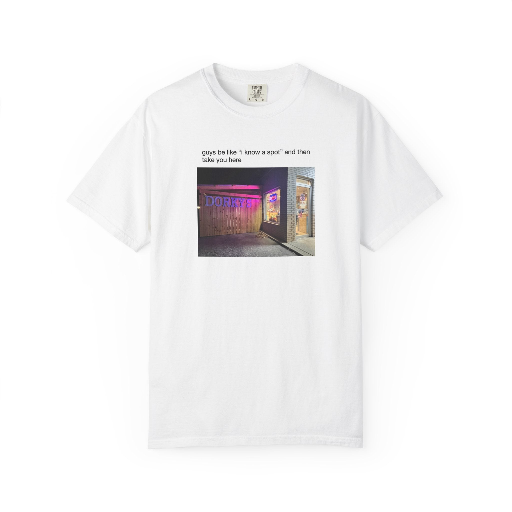 BBQ Meme T-shirt - Guys Be Like "I Know A Spot"