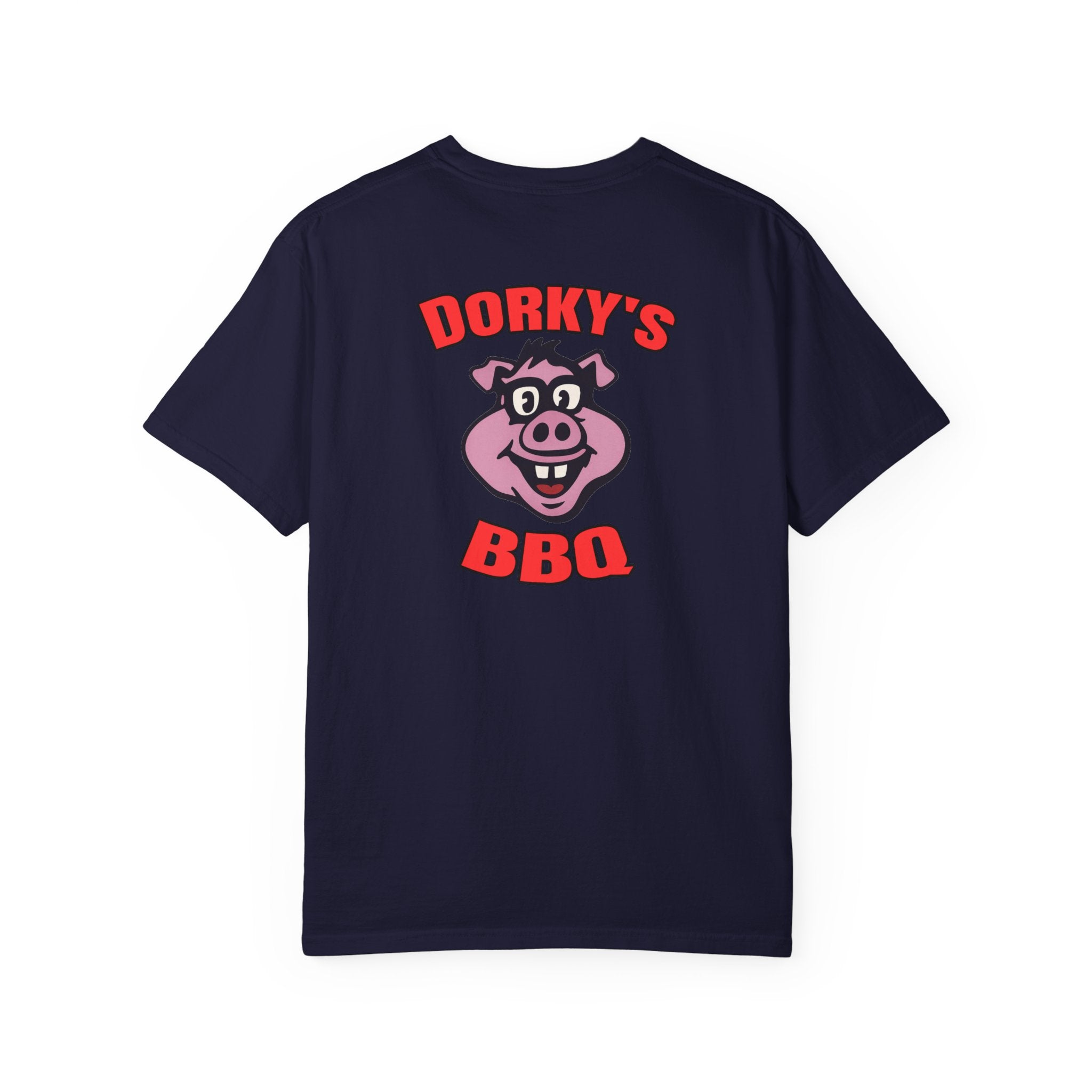Original Dorky the Pig Cutout Against Brick Wall Shirt