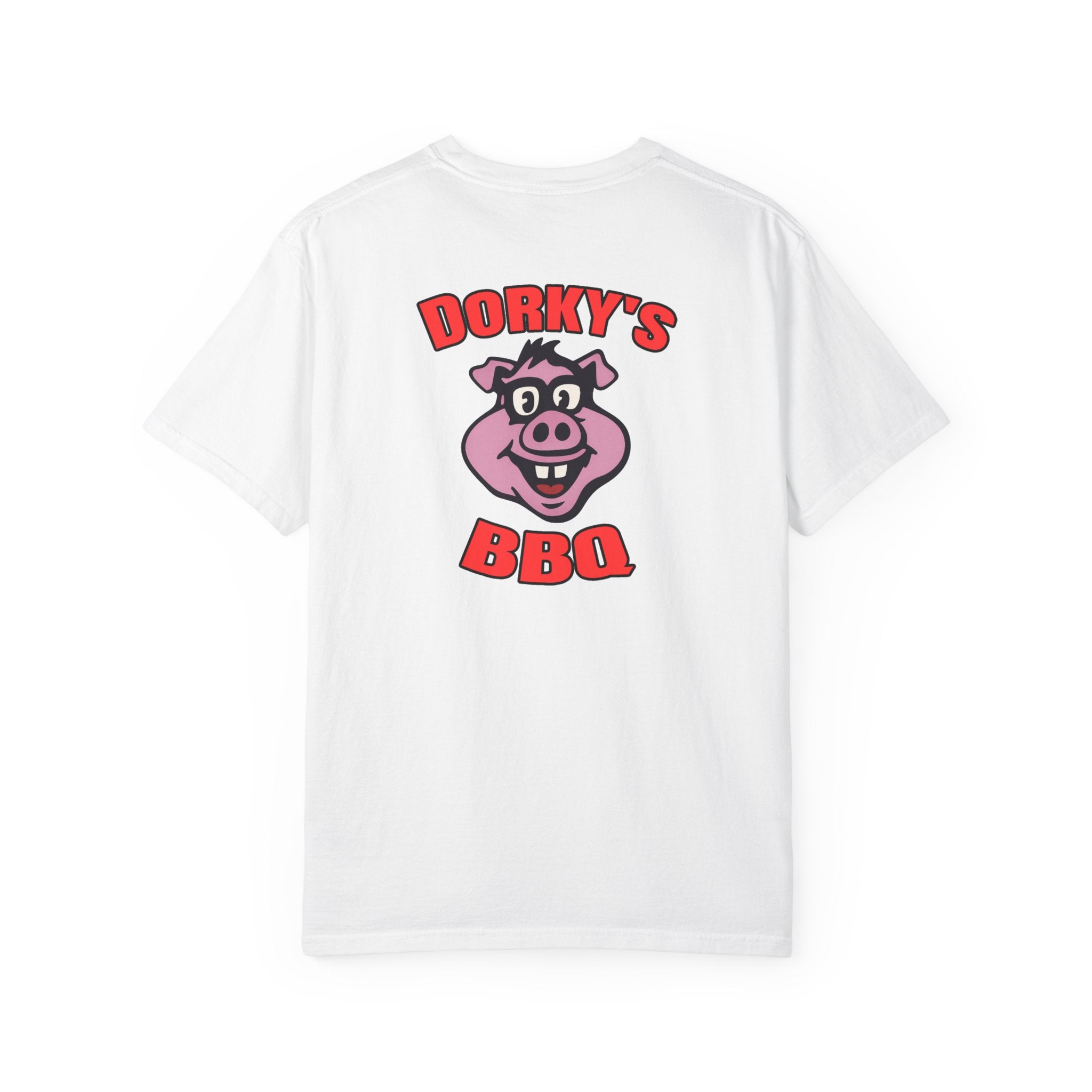Original Dorky the Pig Cutout Against Brick Wall Shirt
