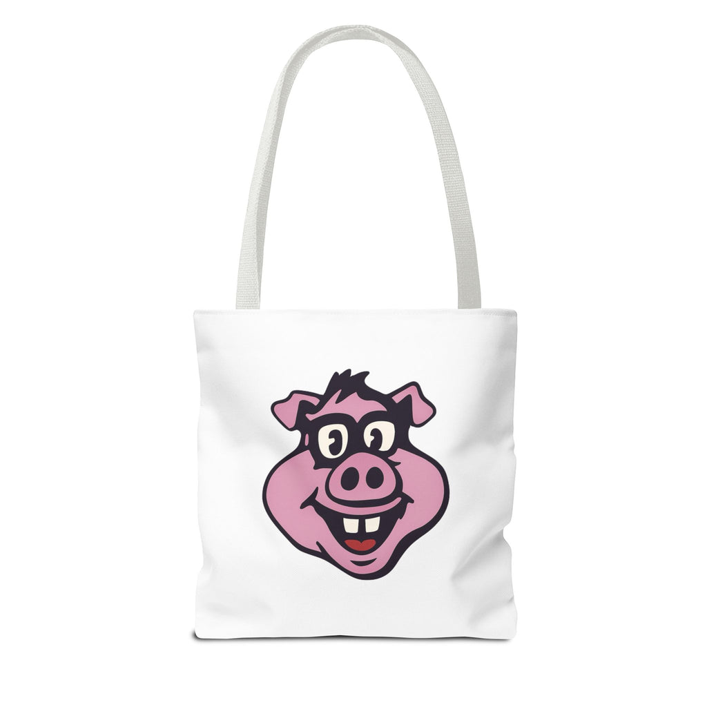 Dorky's BBQ Tote Bag — Retro Pig Logo Grocery & Picnic Carrier