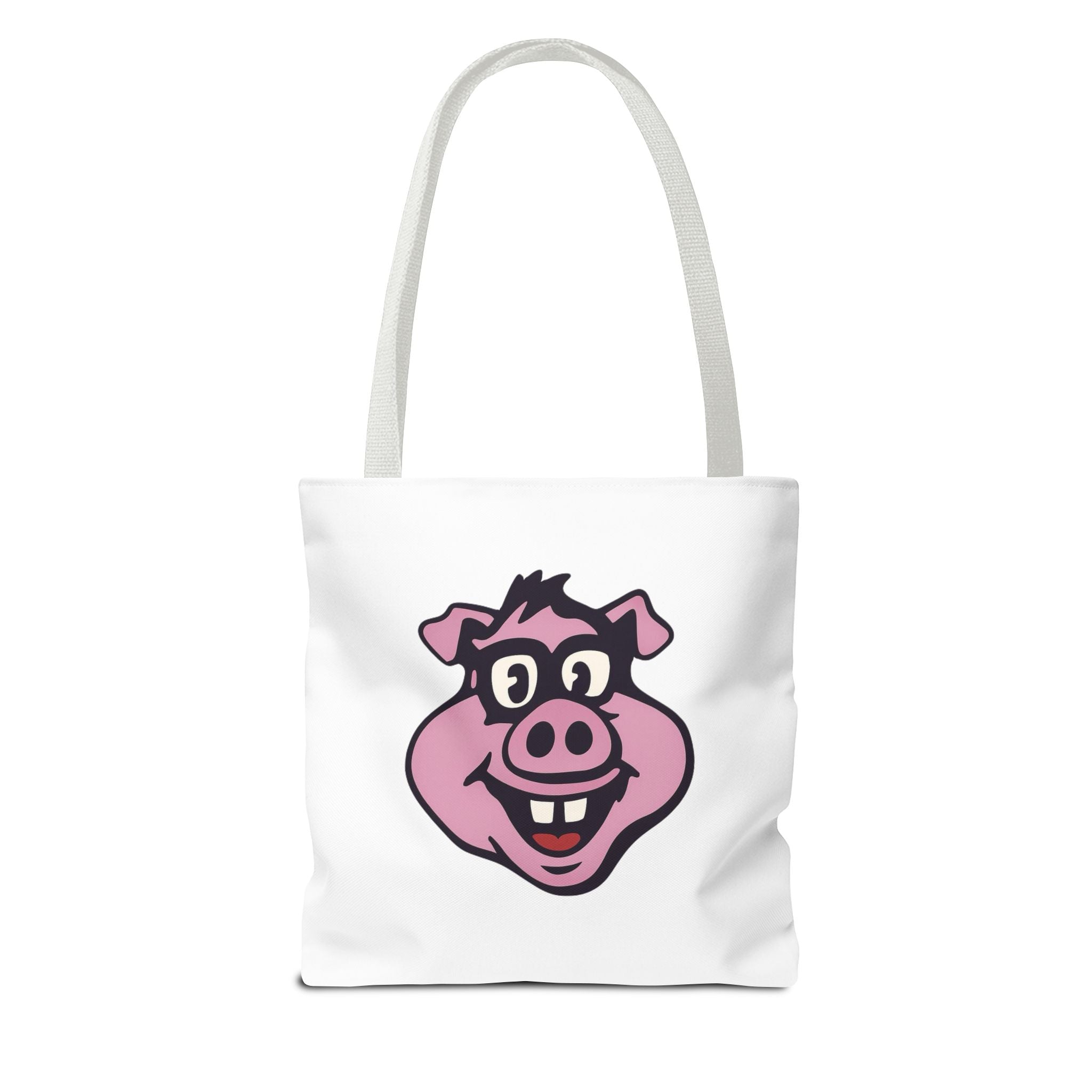 Dorky's BBQ Tote Bag — Retro Pig Logo Grocery & Picnic Carrier