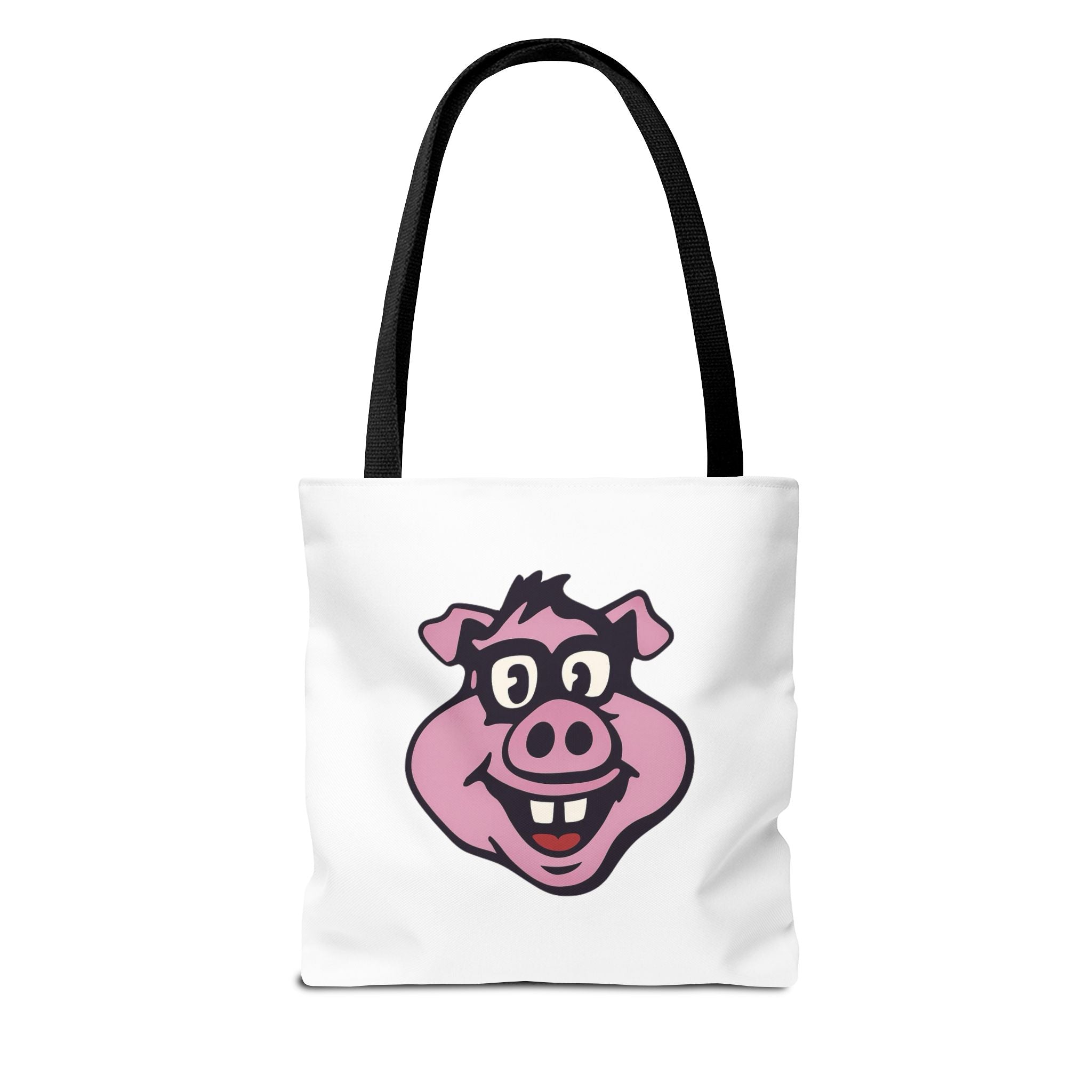 Dorky's BBQ Tote Bag — Retro Pig Logo Grocery & Picnic Carrier