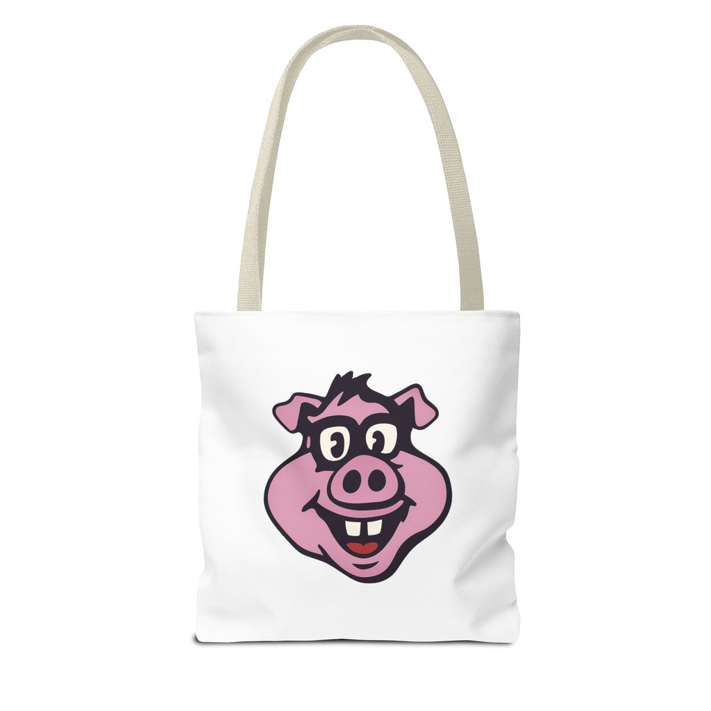 Dorky's BBQ Tote Bag — Retro Pig Logo Grocery & Picnic Carrier